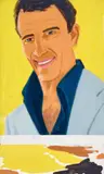 Self Portrait by Alex Katz, c.1977, oil on composition board, sold Apr 2021