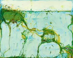 Wetlands by John Olsen, 2000, oil on canvas, sold Apr 2021