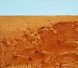 Dry Riverbeds by John Olsen, 2005, oil on canvas, sold Apr 2021