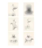 Lynchings by Vernon Ah Kee, 2011, suite of six charcoal on paper works, sold Apr 2021