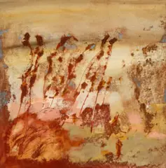 Autumn by Robert Juniper, 1983, oil on canvas, sold Apr 2021