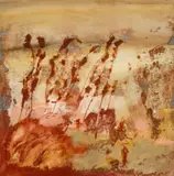 Autumn by Robert Juniper, 1983, oil on canvas, sold Apr 2021