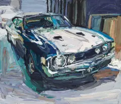 Paul’S Falcon by Ben Quilty, 2008, oil on linen, sold Nov 2020