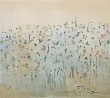 Hillside At Lysterfield Ii by Fred Williams, 1967, oil on canvas, sold Nov 2020