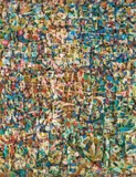 Untitled (Non-Objective Painting) by Ralph Balson, 1954, oil on composition board, sold Nov 2020