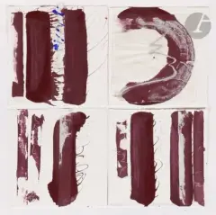 Composition by Raymonde Godin, 2000, Acrylique et collage sur, sold Jun 2025