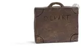 Départ by Agnès Racine, Epreuve en bronze à patine brun clair, sold Jun 2025