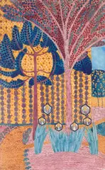 Composition aux arbres, vers 1920-30 by Léon Jouhaud, Aquarelle, sold Jun 2025