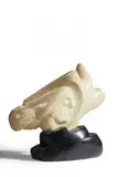 Femme à l'oiseau by Maurice Lambert, Épreuve en marbre blanc, sold Nov 2023