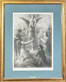 Illustration pour Siegfried, (Wagner, le Crépuscule des dieux) by Henri Fantin-Latour, 1898, Lithographie, belle épreuve sur chine appliqué sur vélin, sold Nov 2024