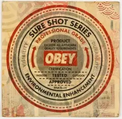 Sure Short Series, 2011- HPM by Shepard Fairey, Technique mixte et collage sur papier, sold Jun 2017