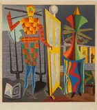 Le beau temps by Man Ray, 1973, Lithographie en couleurs sur papier, sold Jun 2024