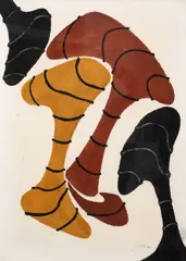 Sans titre by Agustín Cárdenas, 1977, Encre et aquarelle sur papier, sold Jun 2024