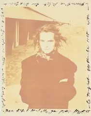 Isabelle Pasco, blazer noir sur la plage by Peter Lindbergh, 1985, Tirage polaroid sépia, sold Jun 2024