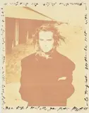 Isabelle Pasco, blazer noir sur la plage by Peter Lindbergh, 1985, Tirage polaroid sépia, sold Jun 2024