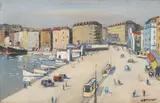 Port de Marseille by Jean Guindon, Gouache et aquarelle, sold May 2024