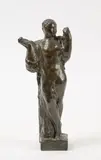 La Danse debout, conçue en 1937 by Charles Malfray, Épreuve en bronze d'édition ancienne à patine verte à la cire perdue, sold May 2024