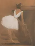 La danseuse by Henri Boutet, Gouache, crayon noir et estompe, sold Mar 2022
