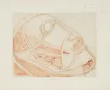 Masque by Henry de Waroquier, 1920, Gouache et crayon sur papier, sold Jul 2024