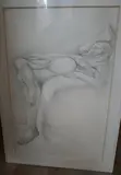 Personnage assis les jambes croisées by Georges Recondo, 1981, Crayon (mine de plomb) sur papier, sold Jul 2024