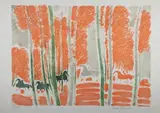 [Automne finlandais], [1977] by André Brasilier, Lithographie sur papier Japon nacré, sold Jun 2023
