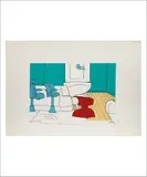 Intérieur du coiffeur by Valerio Adami, 1969, Lithographie, sold Dec 2018