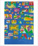 Things I like by Walasse Ting, 1988, Lithographie, sold Dec 2018