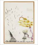 L'arc-en-ciel oral by Marlène Mocquet, 2009, Aquarelle et encre sur papier, sold Dec 2018