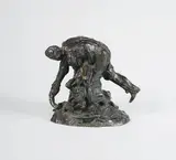Paysan botteleur by Jules Dalou, Epreuve en bronze à patine brun nuancé, sold Jun 2018