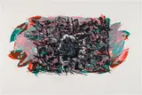 Feuilles V by Jean Paul Riopelle, colour lithograph, sold Nov 2023