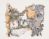 Affiche avant la lettre, No. 185 by Jean Paul Riopelle, lithograph on paper, sold Nov 2023