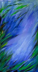 La magie du printemps by Rita Letendre, acrylic on canvas, sold Nov 2023