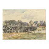 The Elizabethan Bridge, Old Shoreham by Henry Sheppard Dale, Watercolor on paper, sold Sep 2025