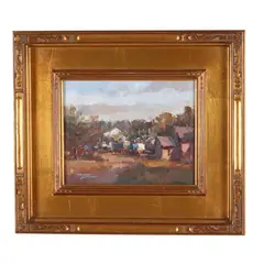 Anchors Away by Jerry Smith, Oil on board, sold Sep 2025