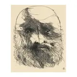Rudolphe Bresdin by Leonard Baskin, Etching, sold Sep 2025