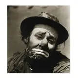 Vintage Framed Photograph of Emmett Kelly by Kenneth Heilbron, Gelatin silver print, sold Sep 2025