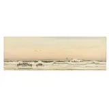 Rocky Coastline by Alfred Thompson Bricher, Watercolor on paper, sold Sep 2025
