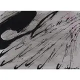 Clameur by Bernard Quentin, Encre de Chine et aquarelle sur papier, sold Dec 2021