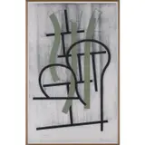 Sans titre #423 by Nigel Hall, 1984, Pastel gras et fusain sur papier, sold Dec 2021