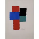 Les Illuminations by Sonia Delaunay, 1973, Gouache et aquarelle sur papier, sold Jun 2022