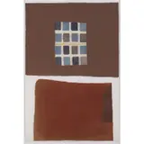 Shadow 13 by James Brown, 1990, Technique mixte, collage et feutrine sur papier Japon, sold Jun 2022