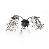 Si para ti volar es facil, para mi no by Jorge Mayet, 2010, Acrylique, plumes, bois, tissus et cuivre, sold Jun 2022