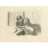 La lettre - c. 1925 by Pierre Bonnard, Lithographie sur papier japon, sold Jun 2022