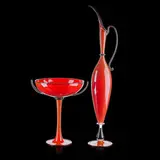 Two Glass Vessels by Dante Marioni, sold Jan 2017