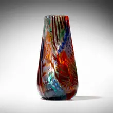 Frammentati vase by Dino Martens, 1954, internally decorated glass, sold Mar 2023