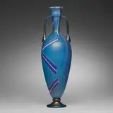 Monumental vase by Francesco Ferro E Figlio, c. 1880, internally decorated glass with gold leaf, sold Mar 2023
