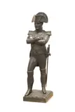 Napoleon Bonaparte" or "Napoleon with Folded Arms by Emile Guillemin, bronze figural sculpture, sold Nov 2025
