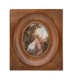 after Jean-Baptiste Hilaire (French by L. Laboureau, watercolor painting, sold Nov 2025