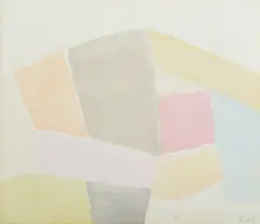 NY by Phillip Pavia, watercolor, sold Oct 2023