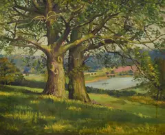 MD artist by William Reginald Watkins, oil on canvas, sold Nov 2023